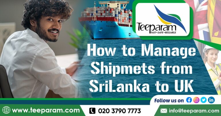 guide on how to manage shipments from Sri Lanka to the UK