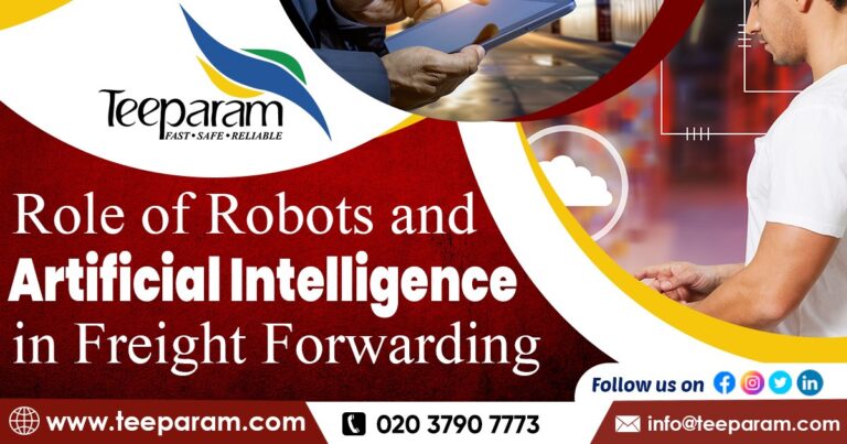 Illustration on robotics and artifical intelligence in freight forwarding