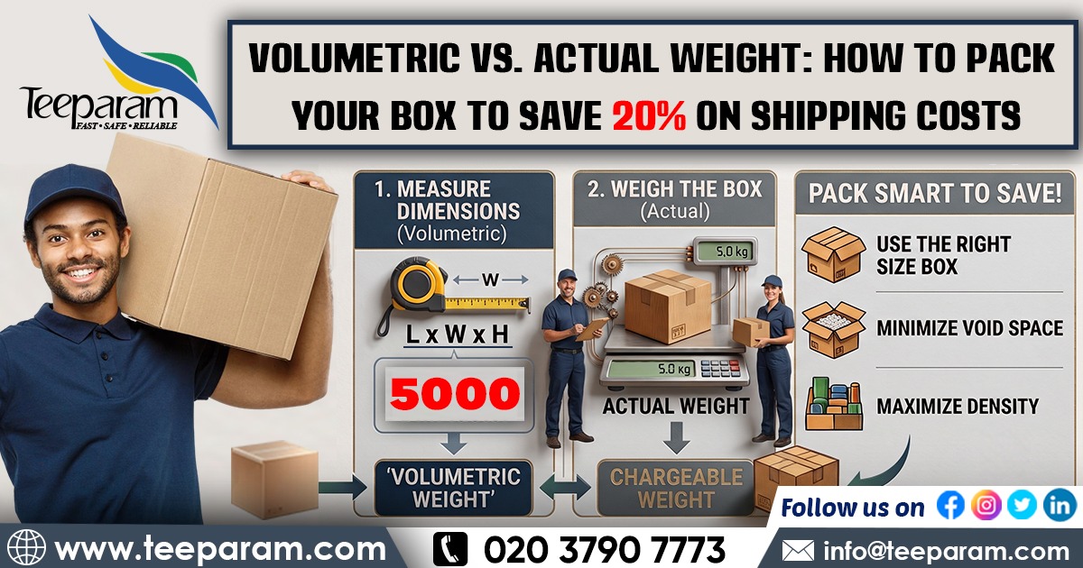 differences explained between volumetric vs actual weight